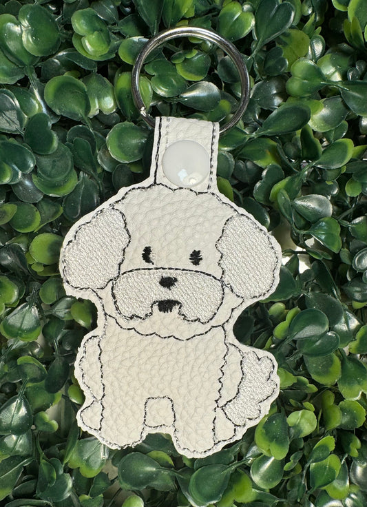 Bichon Frise Keychain