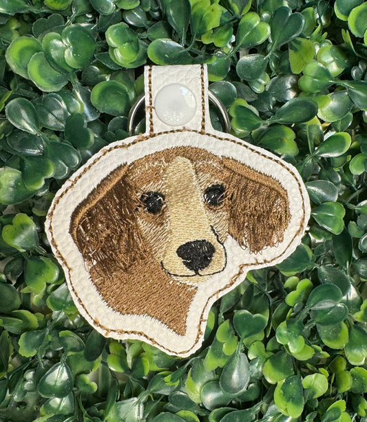 Dachshund (long hair) Keychain