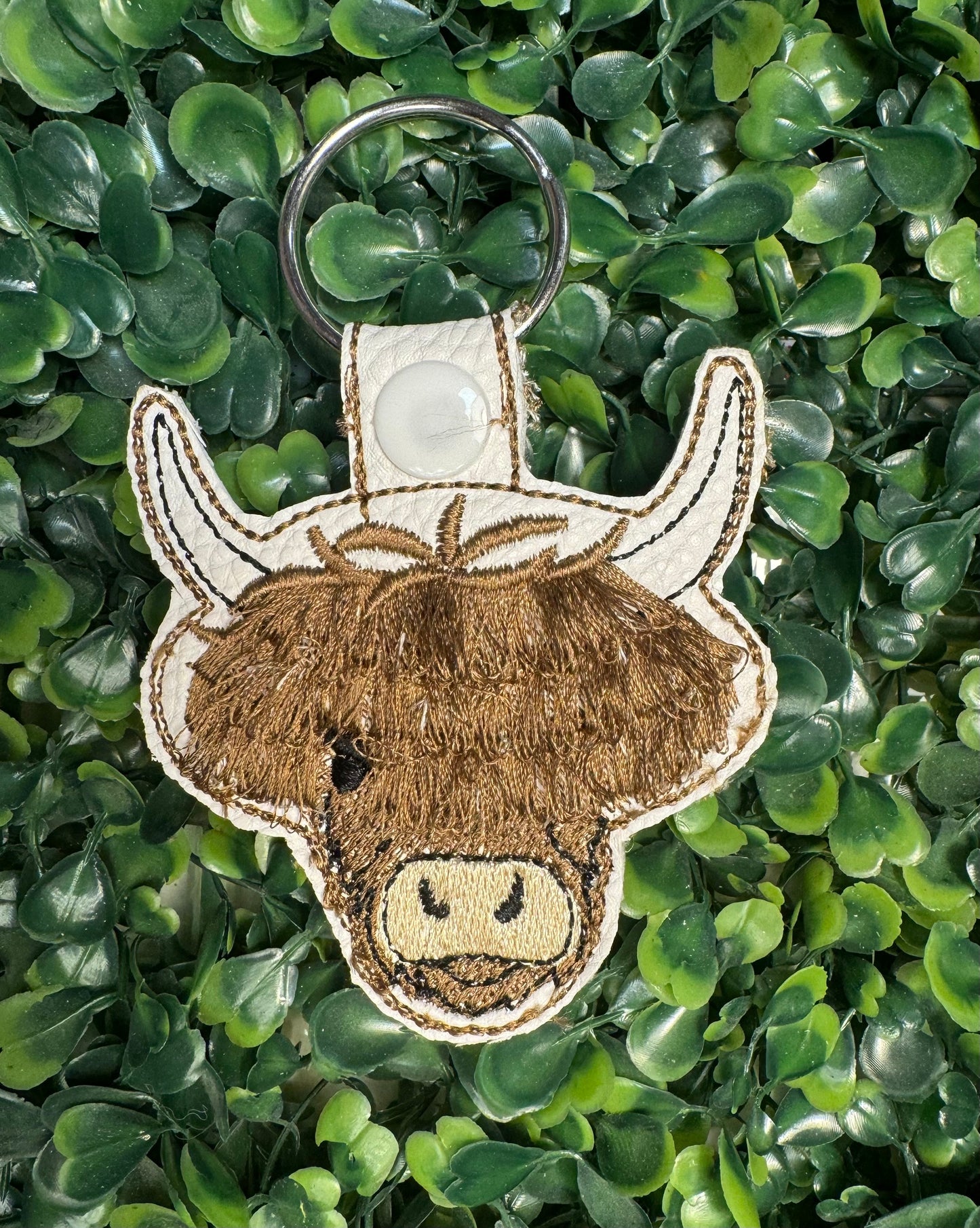 Highland Cow Keychain