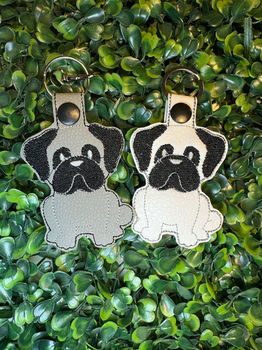 Chinese Pug Keychain